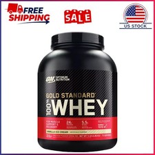 HOT SALE!! Optimum Nutrition 100% Whey Gold Standard - 5lbs, Vanilla Ice Cream 12.76 per gallon