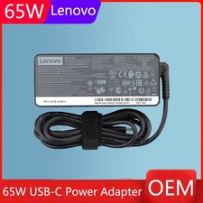 Genuine 65W USB-C Type-C Laptop Adapter Charger Lenovo ADLX65YLC3A ThinkPad X1