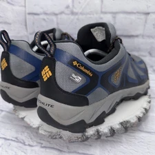 Columbia Mens Grove Heights Blue Sneakers Size 13 OutDry Waterproof Trail Shoes
