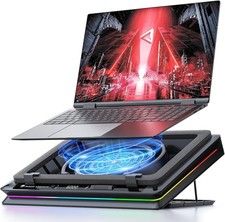 D16 Laptop Cooling Pad,Laptop Cooling Fan Stand, for 13-18.6in Laptop, Ad