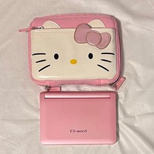 CASIO EX-word Electronic Dictionary High School Model Pink Kitty Auth From Japan