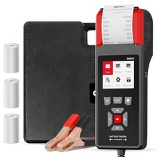 Car Battery Tester with Printer 100-2000 CCA 6V 12V 24V BM800 Black Grey