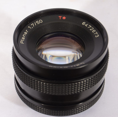 Contax Carl Zeiss Planar T* 50mm f1.7 Lens C/Y Mount