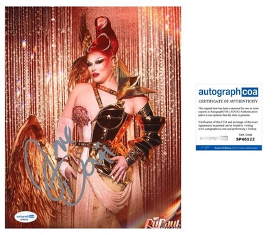 JANE DON T SIGNED RUPAUL s DRAG RACE DRAG QUEEN 8x10 PHOTO - ACOA COA