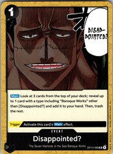 Disappointed? UC The Azure Sea's Seven Release Event Cards OP14-099 LP