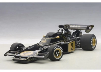 AUTOart 87329 Lotus 72E GP De France 1973 Ronnie Peterson #2 1/18 Noir Composite - Photo 1/4