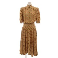VALENTINO GARAVANI Dress 4 Brown Vintage Floral Print UO Used a0f4f2ed1f5d6eee55