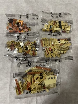 LEGO Harry Potter 76435 Hogwarts Castle Great Hall Bag 5 Factory Sealed 5 Bags