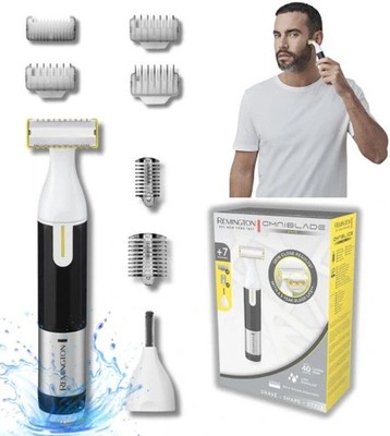 Remington Bartschneider Pflegeset 7 in 1 Gesicht Haar Rasur Set - USB Wasserdicht