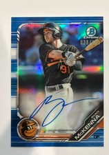 2019 Bowman - Chrome Prospect Autographs Blue Refractor #CPA-RMC Ryan McKenna