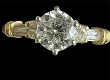 Diamond Dress Ring 18ct large stone