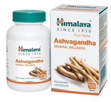 Himalaya Ashvagandha 120 Tablets | Stress Relief | Rejuvenates Mind & Body | I