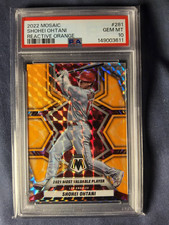 2022 PANINI MOSAIC REACTIVE ORANGE SHOHEI OHTANI CARD #281 PSA 10 MVP DODGERS