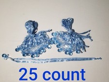 Chengu 25 Pcs Baby Shower Acrylic Pacifiers Necklace, Party Favors for Boys New