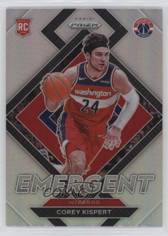 2021-22 Panini Prizm Emergent Silver Prizm Corey Kispert #10 1hs9