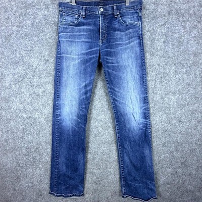 Citizens of Humanity Jeans Mens 34 Blue Sid Denim USA Streetwear Straight Leg