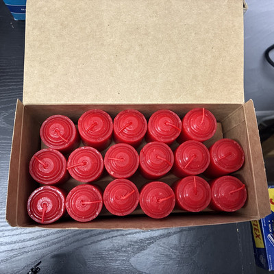 Royal Imports Votive Candles Wax 72p For Wedding Event Red Long Burn 34 CANDLES