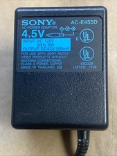 OEM SONY AC POWER ADAPTER MODEL  AC-E455A 4.5V CLASS 2 POWER SUPPLY EUC