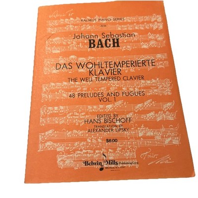 Bach Das Wohltemperierte Klavier Well Tempered Clavier 48 Preludes & Fugues 3036