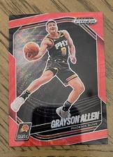 2024-25 Panini Prizm Black - Grayson Allen, Grayson Allen #137 Ruby Wave Prizm