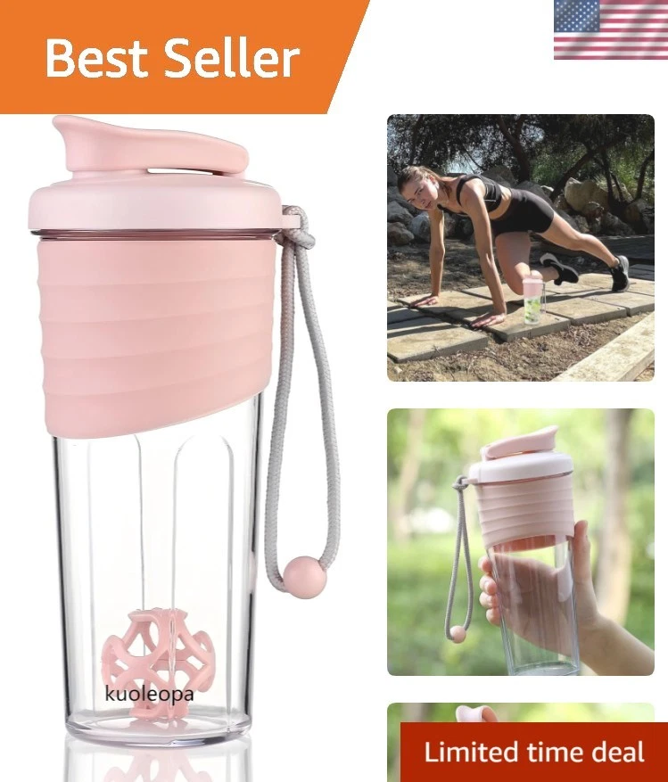 Shaker Bottle for Protein Mixes，24 oz，Protein Shaker Bottles with Whisk Ball,...
Opens in a new wind