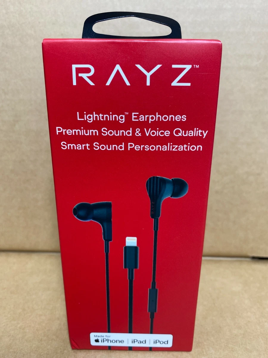 Pioneer Rayz Wired Earphones for iPhone Premium Sound and Voice Quality Black