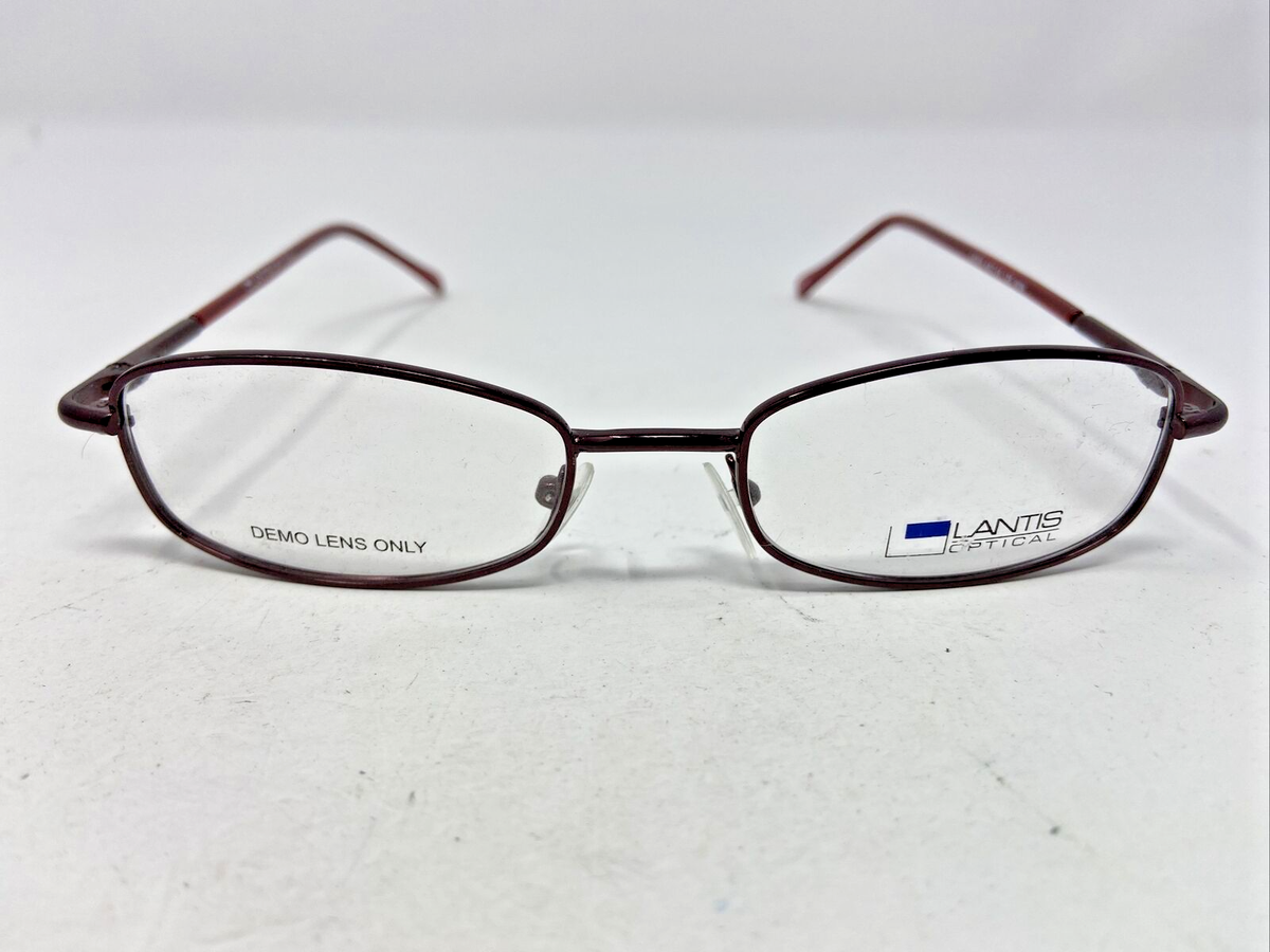 Lantis Optical L6009 WIN 48-18-125 Red Wine Metal Full Rim