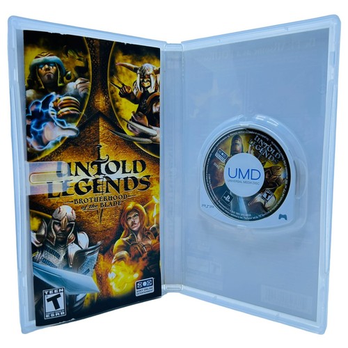Untold Legends Brotherhood Of The Blade Juego (Sony PSP) CIB Juego Completo Probado - Imagen 2 de 4