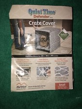 New Pet Crate Cover Quiet Time Defender Sz Small 24"Lx18"Wx19 H Teflon Protected
