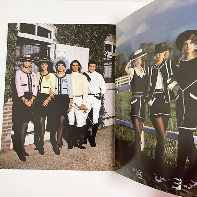 CHANEL Vintage Catalogue Spring - Summer 1990 Collection Rare From