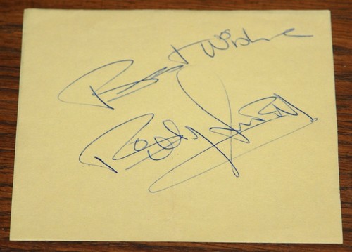 BILLY FURY HAND SIGNED AUTOGRAPH PAGE TO MOUNT & FRAME UAAC REGISTERED DEALER - 第 1/2 張圖片