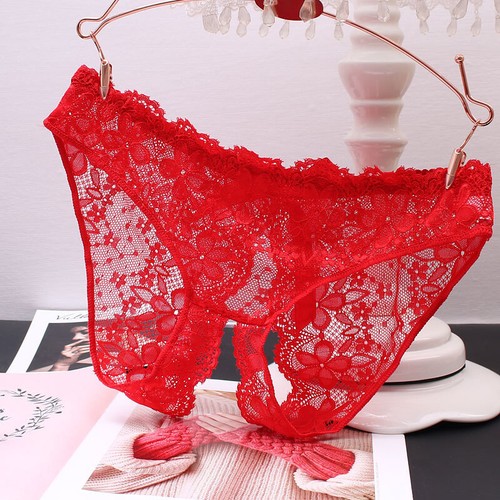 Women Sex Lace Crotchle Thong G-string Panties Lingerie Underwear T-back Brief🔥 - Picture 14 of 19