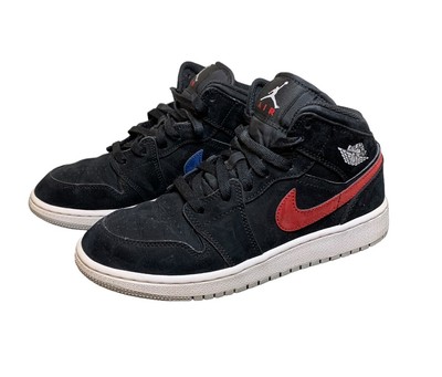 Nike air Jordan Mid red/blue sneakers size Y