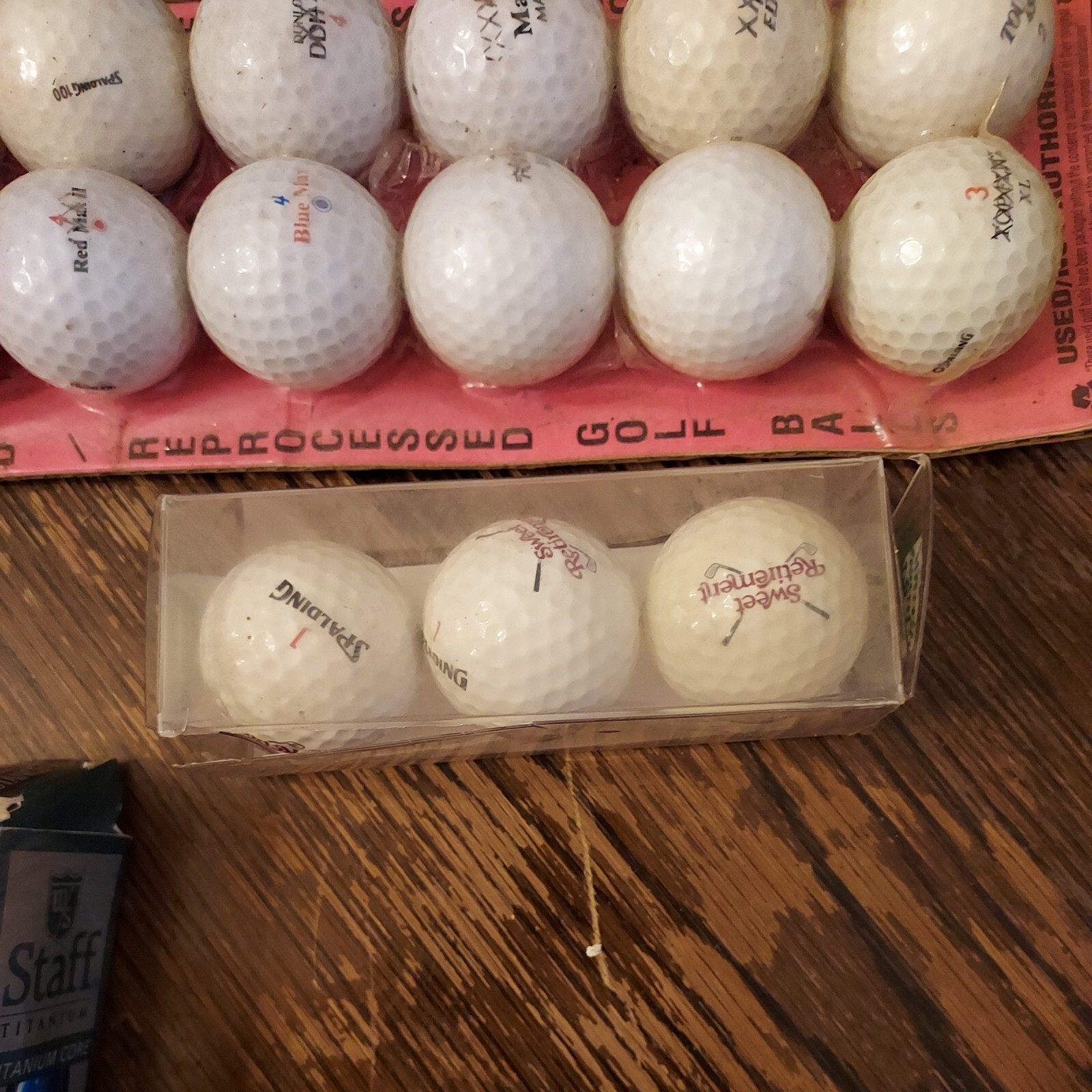 Assorted golf ball lot 36 balls look new Titleist ProV 1/Hvc 100