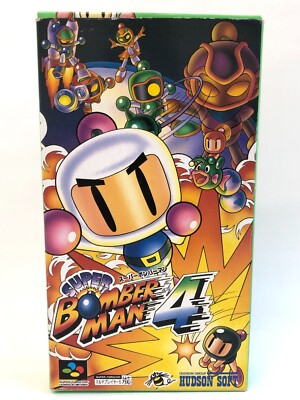 MEGA MAN Super Bomberman 4 Super Nintendo Entertainment System, 1996 Japanese