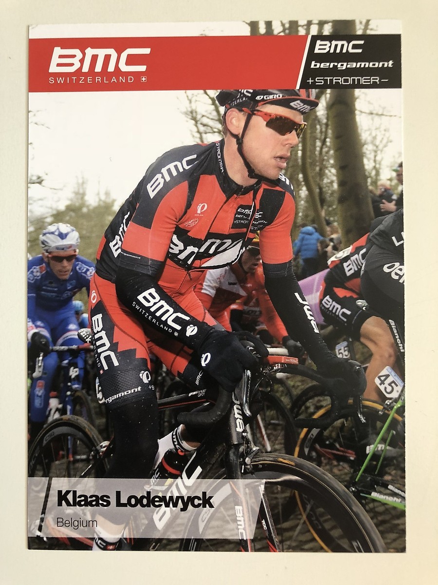 KLAS LODEWYCK BMC SWITZERLAND PRO CYCLING OFFICIAL RIDER PHOTOCARD