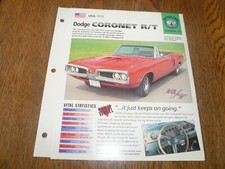 1970 Dodge Coronet R/T UNIQUE IMP BROCHURE 