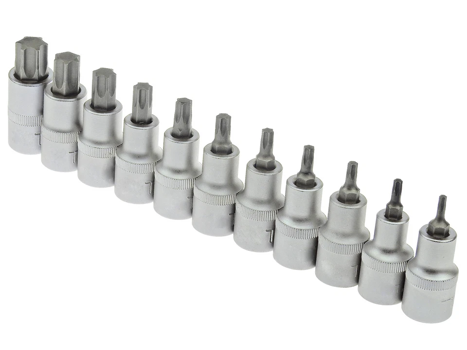 Innen Sechsrund Steck Nuss Satz T15 - T70 Torx Schrauben Nüsse Steckschlüssel - Bild 2 von 2