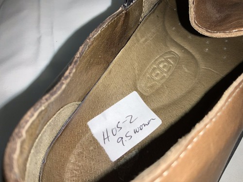 Keen Moccasins Loafers Shoes Sz 9.5 Women Brown Leather Mint Cond YGI H0S-2 - 第 10/11 張圖片