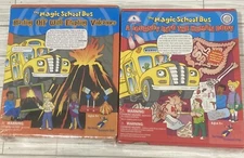 2 Magic School Bus Sience Kits Sealed Human Body & Erupting Volcanoes 