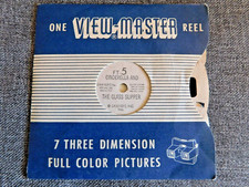 Vintage SAWYER'S VIEW-MASTER REEL FT. 5, CINDERELLA AND THE GLASS SLIPPER, 1946