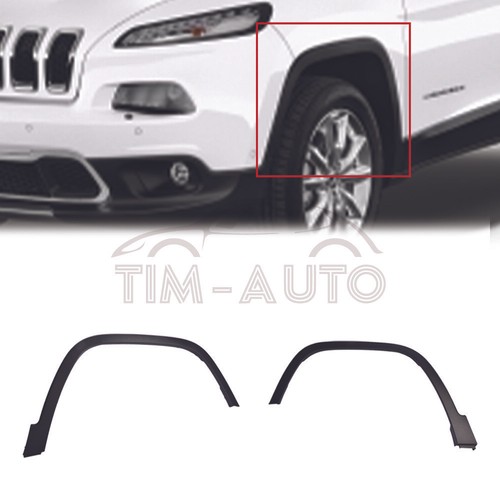 New Front Left & Right Fender Flares Set 68210314AE For Jeep Cherokee 2014-2018