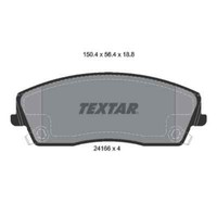 Textar Bremsbelagsatz, Scheibenbremse 2416601