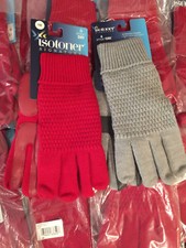 Isotoner Signature Women's Gloves smartDRI Solid Textured Ski Gloves One Size