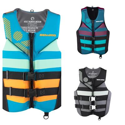 Sea-Doo Freedom PFD Life Vest Jacket Preserver Adult Womens USCG Approved 