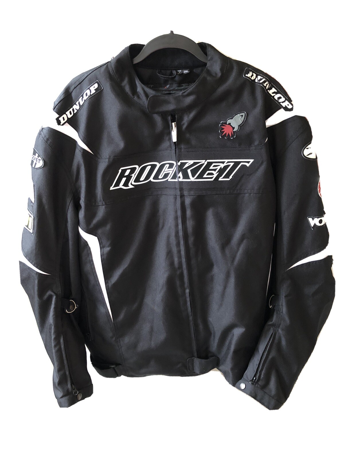 100% POLYESTER MOTORCYCLE JACKET | eBay