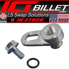 LSA LS9 LT4 LS Supercharger Vacuum Port 1/8 NPT Hose Adapter Holley High Ram MAP