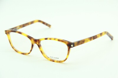 NEW YSL SAINT LAURENT SL 12F/F 003 HAVANA GOLD AUTHENTIC FRAMES EYEGLASSES 54-16