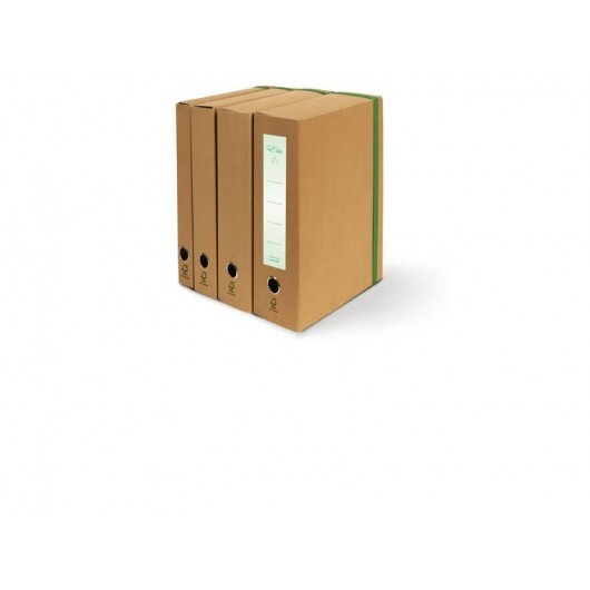 Portaprogetti con elastico piatto EURO-CART Eco Elite ''FSC'' dorso 8 cm avana -