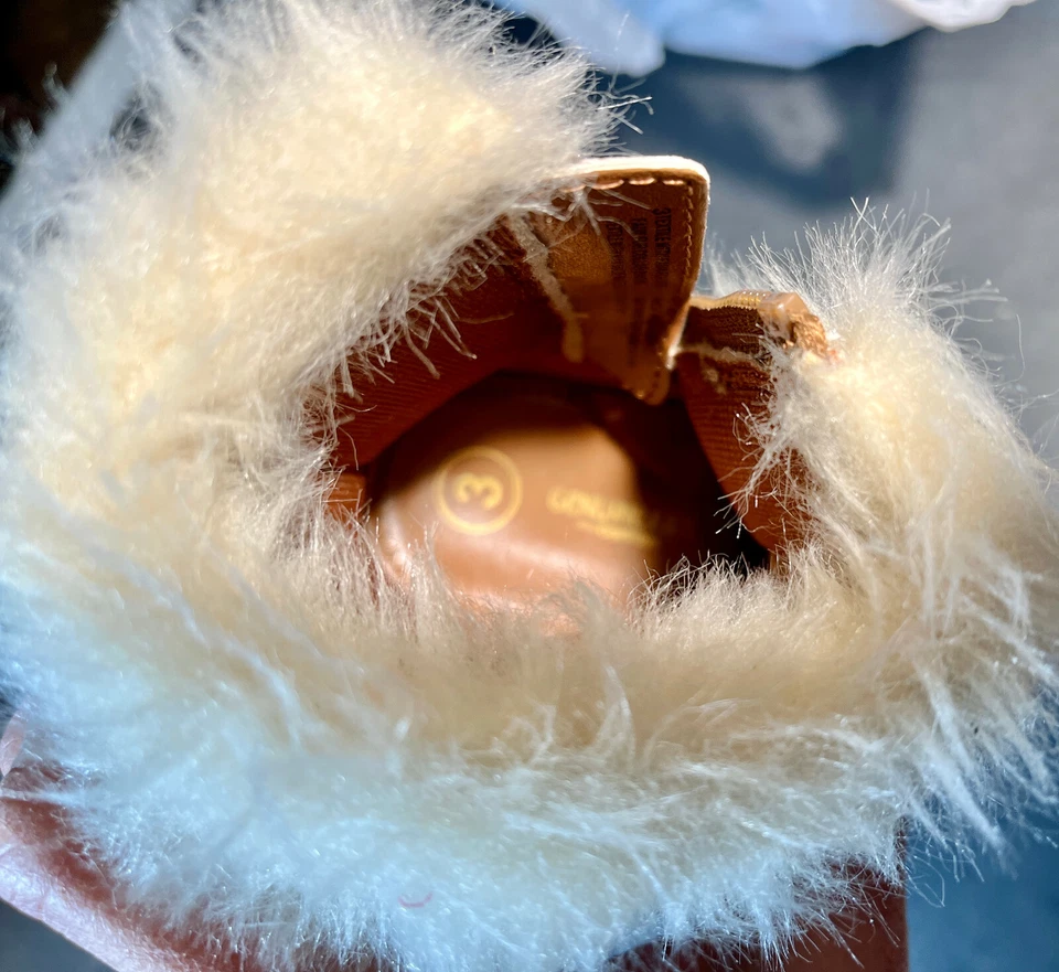 Botines Mocasín Niños Pequeños Genuinos Niños Por OSHKOSH Talla 3 Piel Sintética ¡Con Cremallera Fácil! Foto 4 de 4